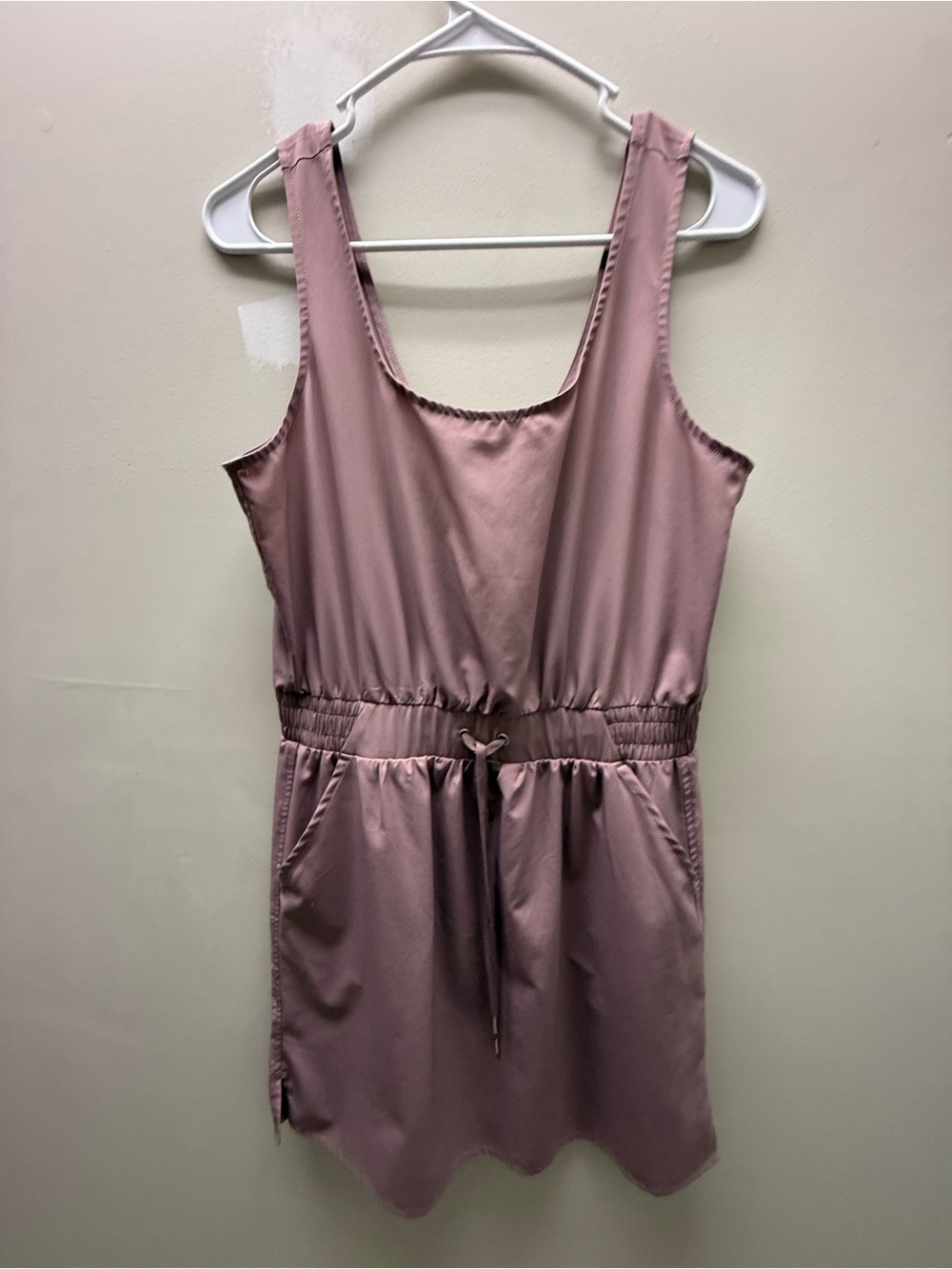 CALIA by Carrie Underwood Tank Romper in Dusty Mauve